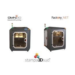 Stampante 3D professionale per l'industria Omni3D Factory 2.0 Net. Ingeneria, prototi, automotive