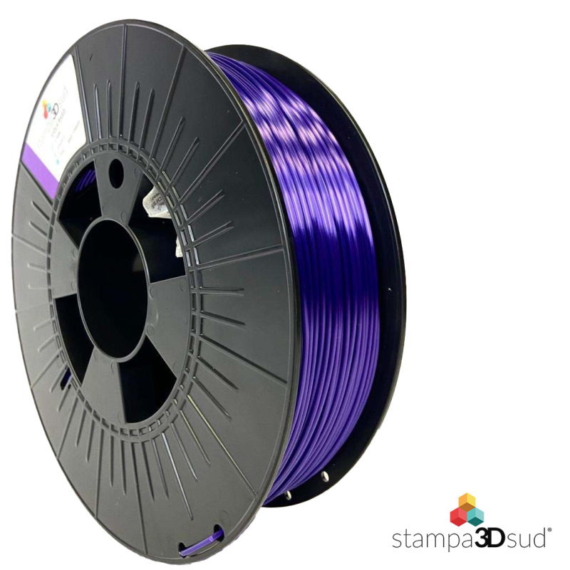 Filamento per stampanti 3D professionali PLA Silk Satin 1,75 mm 750 g marca S3DS effetto lucido