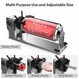 differenti componenti dell'ORTUR Y-AXIS ROTARY CHUCK