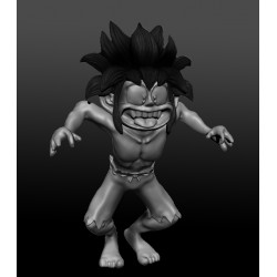 TOMBI game character (ps1) FILE STL